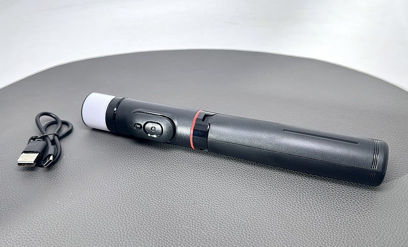 Wireless Selfie Tripod with Fill Light, Simple Design Q12S