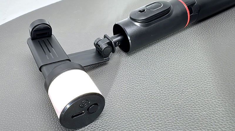 Wireless Selfie Tripod with Fill Light, Simple Design Q12S