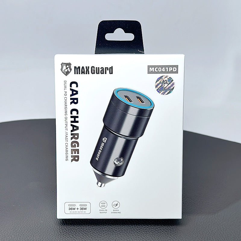 Maxguard MC041PD 36W + 36W Dual PD car charger