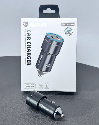 Maxguard MC041PD 36W + 36W Dual PD car charger