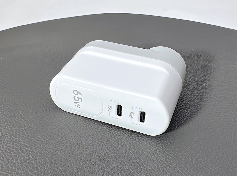 Budi M8J030AR PD 65W Dual USB-C GaN wall charger