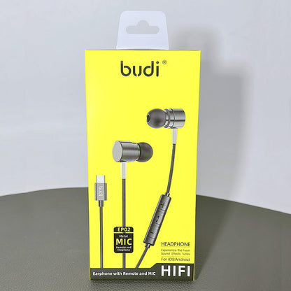 Budi EP02 Type-C iOS/Android earphone