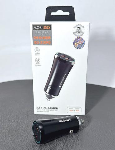 Mobigo GO210PD 36W + 36W Dual PD car charger