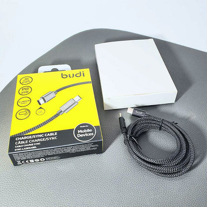 Budi DC206TT20B 2m 65W Type-C to C cable