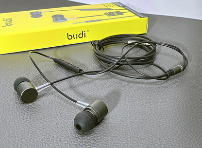 Budi EP01 3.5mm Aux HIFI MIC earphone