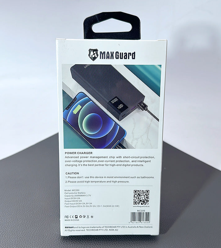 Maxguard MC200 20000 mah PD power bank