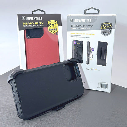 Case for Iphone 12/12 Pro 6.1 Adventure heavy duty 2 in 1 belt clip