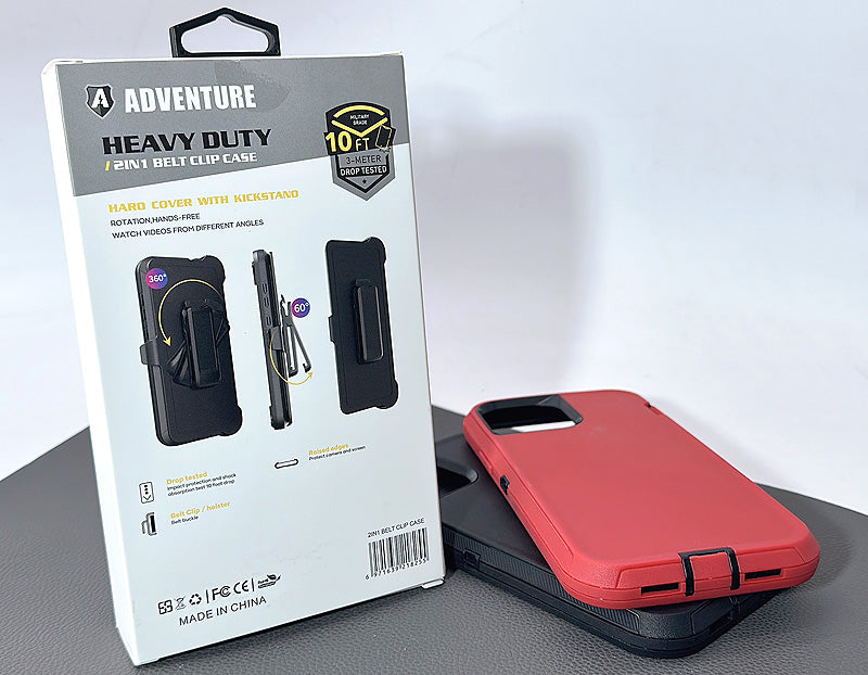 Case for Iphone iPx Adventure heavy duty 2 in 1 belt clip