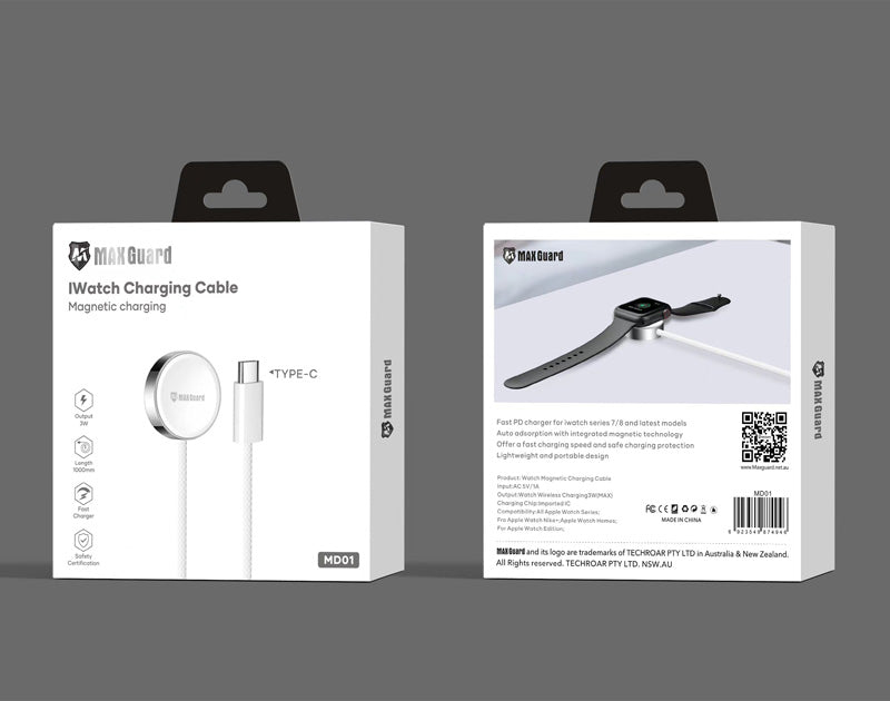 Maxguard MD01 Type-C cable For Apple Watch