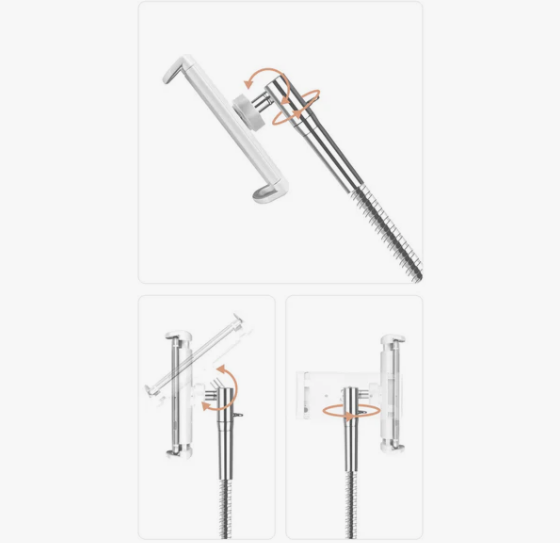 AU07 IPAD FLOOR stand goose neck arm