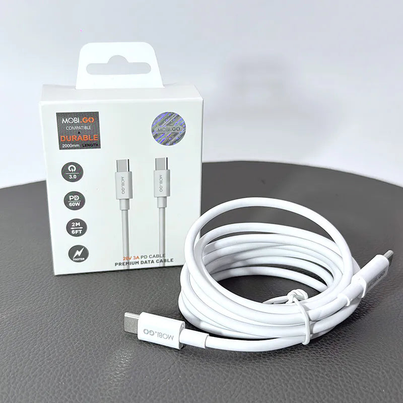 Mobigo 202TT 2m 65W Type-C to C cable