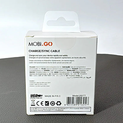 Mobigo 202TT 2m 65W Type-C to C cable
