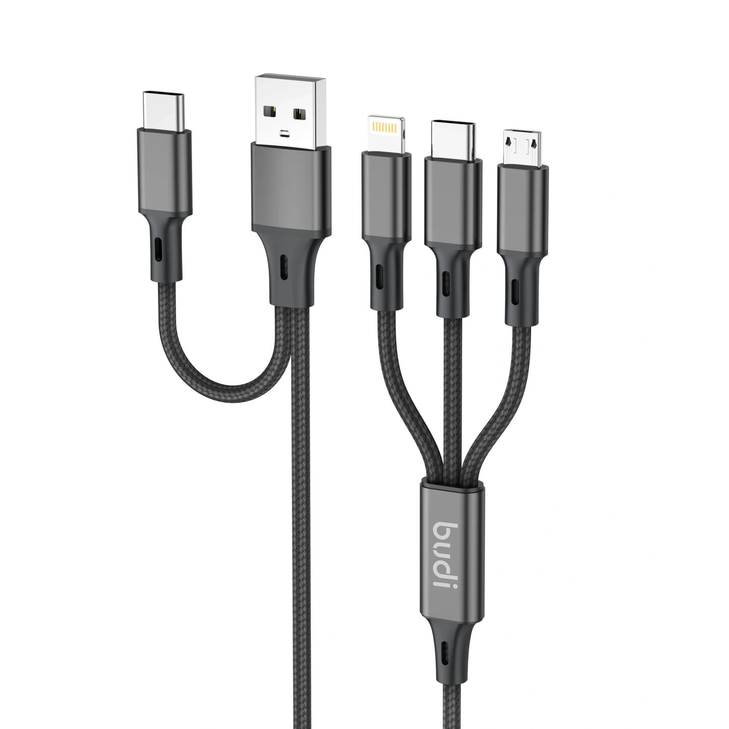 Budi DC203T512B  1.2m 6 in 1 cable