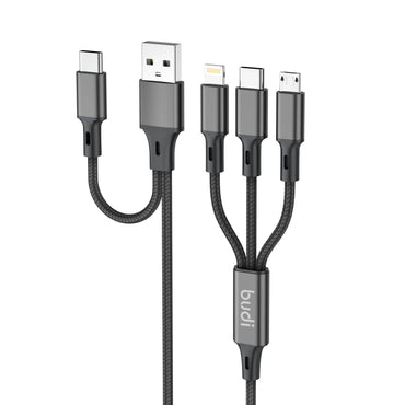 Budi DC203T512B  1.2m 6 in 1 cable