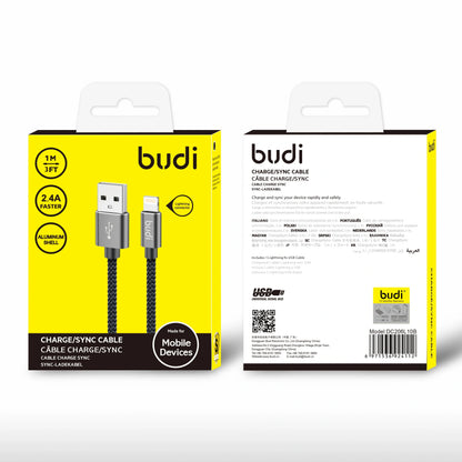 Budi M8J206L 3m USB-A to Lightning cable