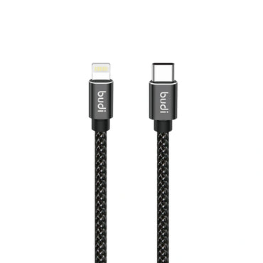 Budi DC206TL10 1m 20W Type-C to Lightning cable