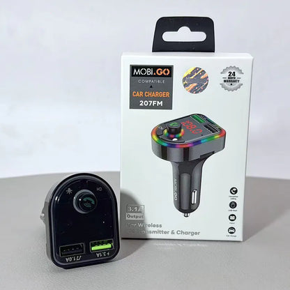 Mobigo 207FM Car Wireless FM Transmitter & Charger