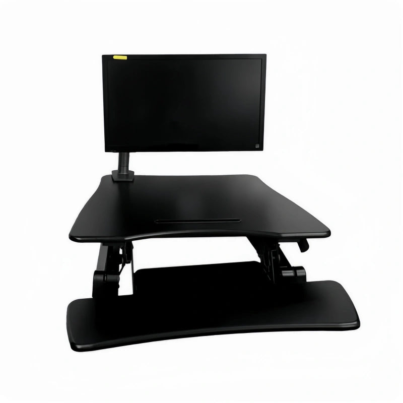 ONLINE Sit Stand Desk Adjustable Riser Ergonomic Work Station 730x590mm GLD07S