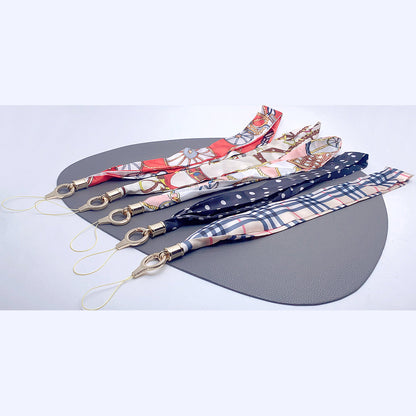 Charm lanyard for cell phone ( Silk )