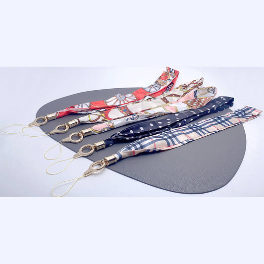 Charm lanyard for cell phone ( Silk )