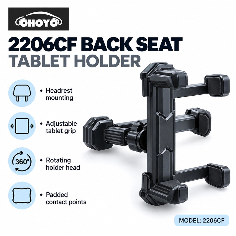 CHOYO iPad / Tablet car back seat holder 2206CF