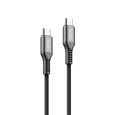 Budi DC253TT12B 1.2m 65W Type-C to C Cable