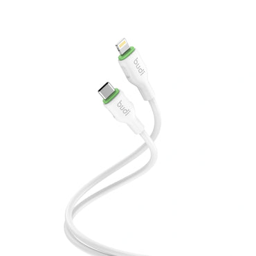 Budi DC261TL21W 2.1m 27W Type-C to Lightning Cable