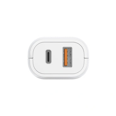 Budi AC339VATTW PD 20W wall charger with Type-C to C combo