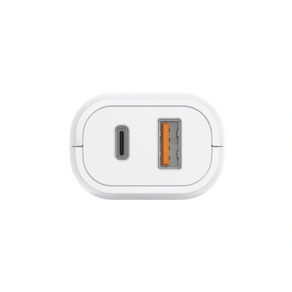 Budi AC339VATTW PD 20W wall charger with Type-C to C combo