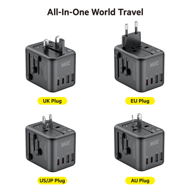 Budi AC358B20 PD 20W Global Travel Charger