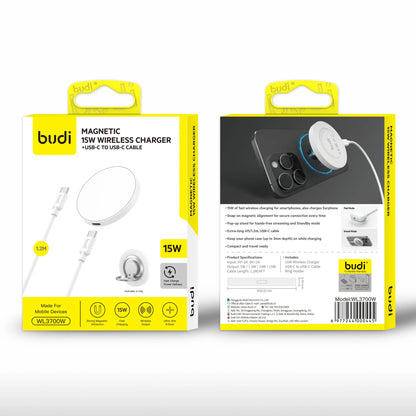 Budi WL3700W 15W MagFit Wireless Charger