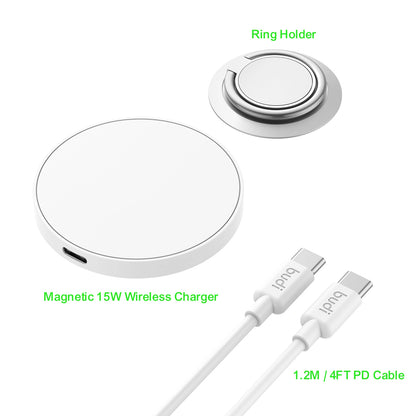 Budi WL3700W 15W MagFit Wireless Charger