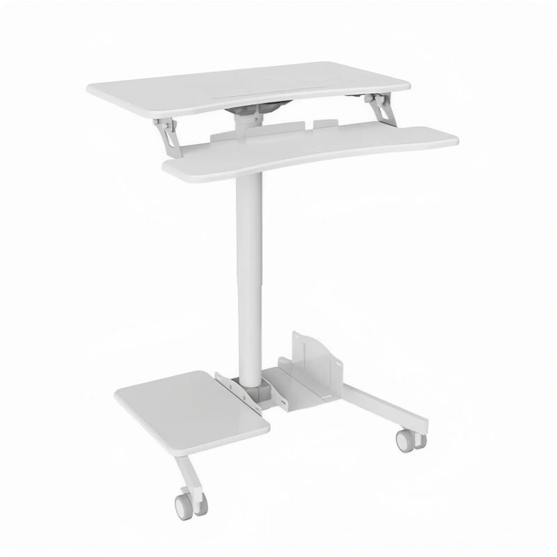 ONLINE Mobile WHEELY Sit Stand Desk Folding Work Station 710mm FDS108