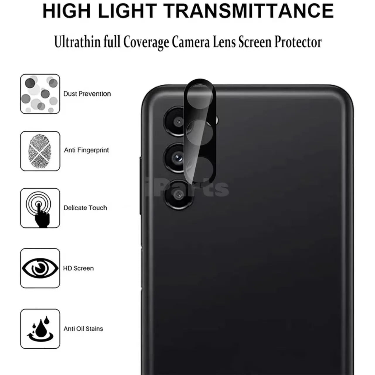 Camera glass screen protector for samsung