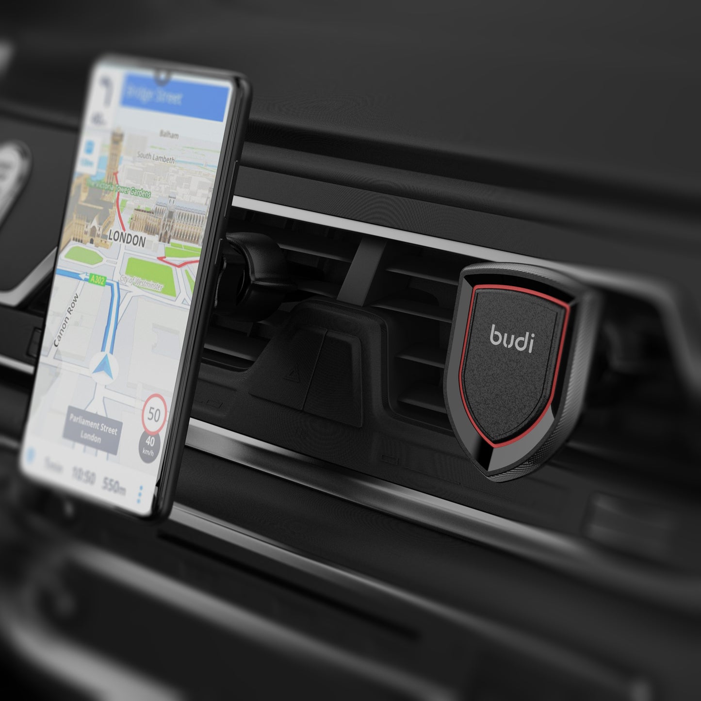 Budi CM521 MagFit Car Mount Holder
