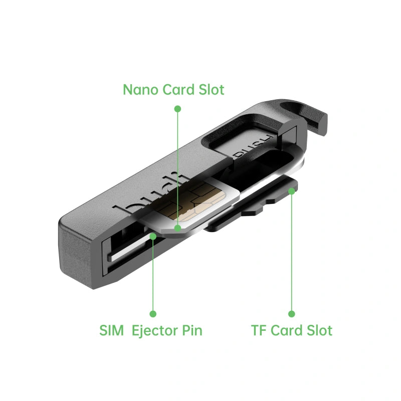 Budi Sim Card Ejection Pin SIM TF Card Storage Small Box CP577B