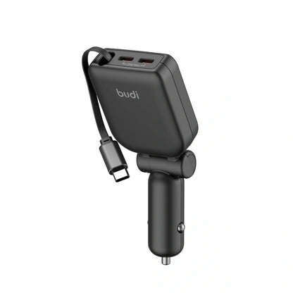 Budi CC605B PD 50W 3-Ports Fast Car Charger