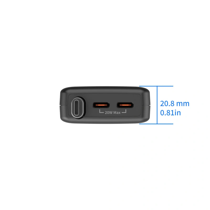 Budi CC605B PD 50W 3-Ports Fast Car Charger