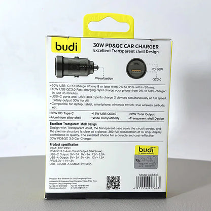 Budi CC633 PD Car Charger