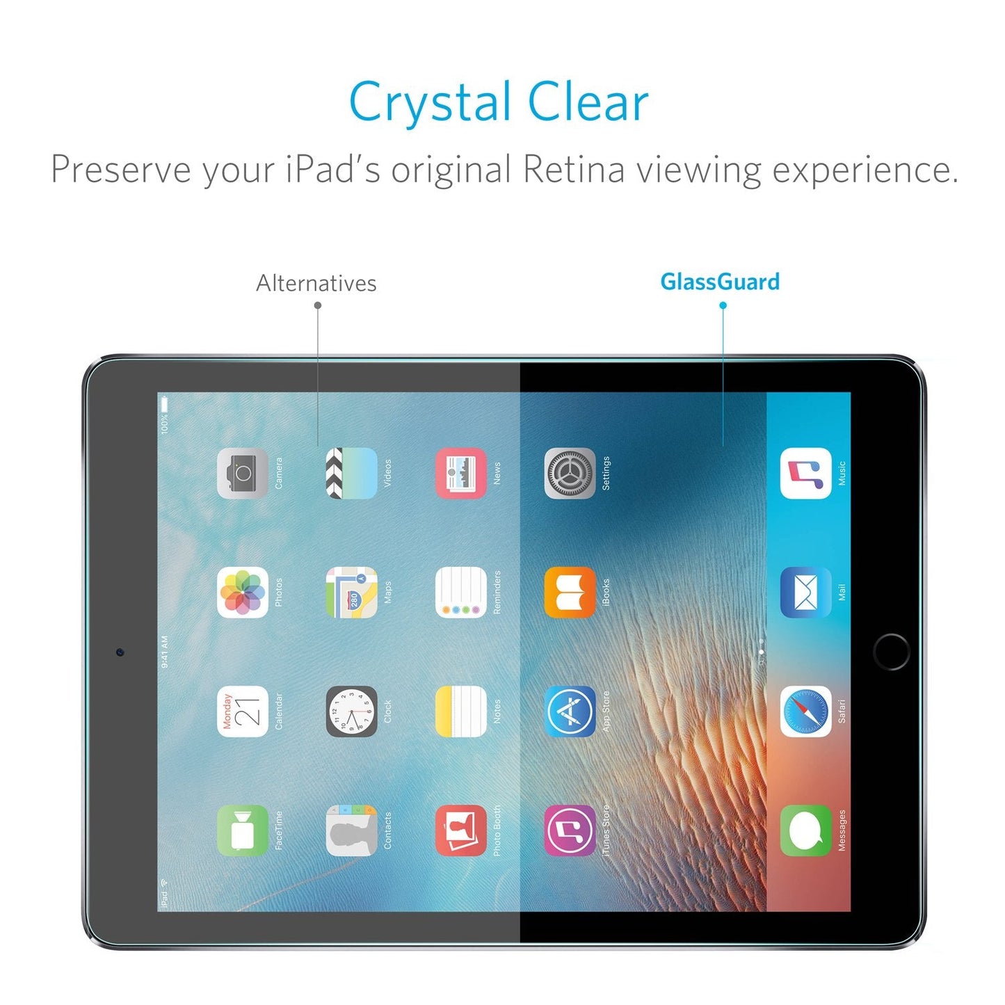 Glass screen protector for Samsung tablet
