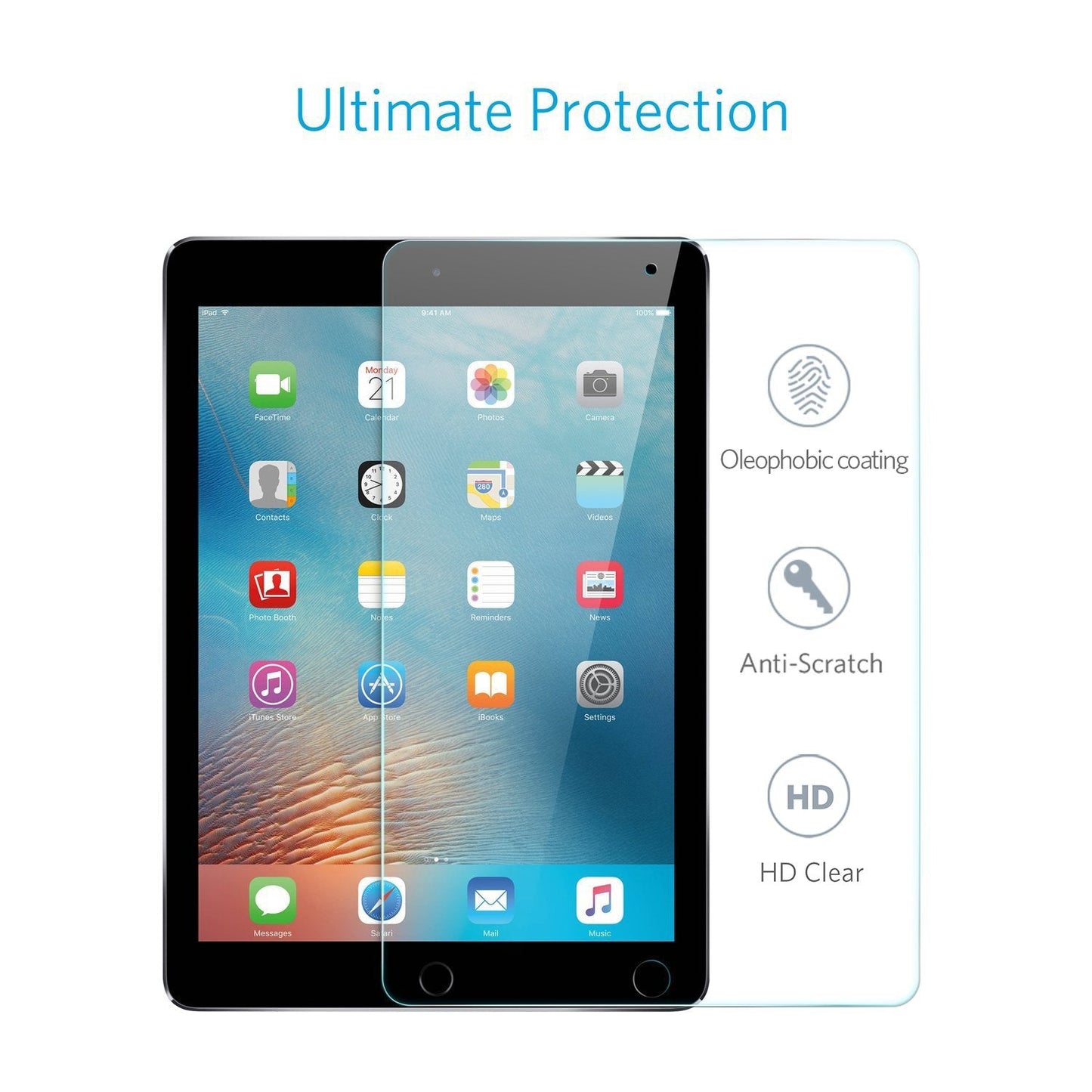 Glass screen protector for Samsung tablet