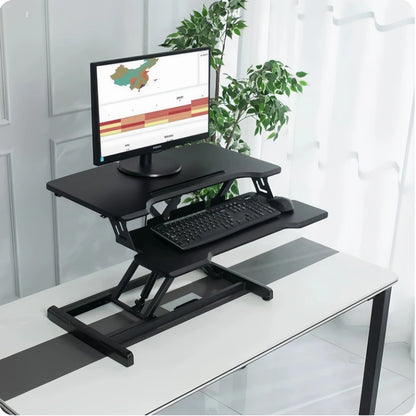 ONLINE Sit Stand Desk Adjustable Riser Ergonomic Work Station 720x400mm GSD66HC-28M