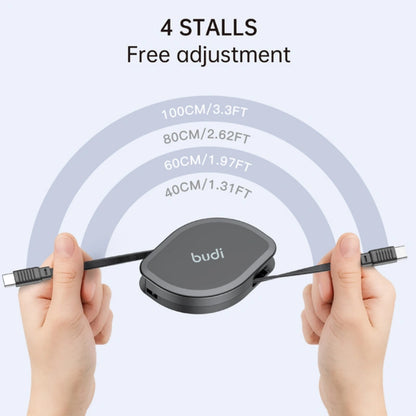 Budi DC535B 1m 4 in 1 65W/20W Type-C to Lightning Cable