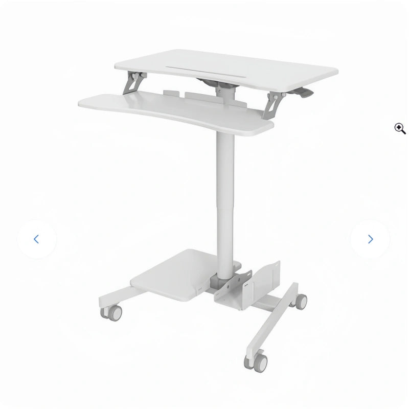 ONLINE Mobile WHEELY Sit Stand Desk Folding Work Station 710mm FDS108