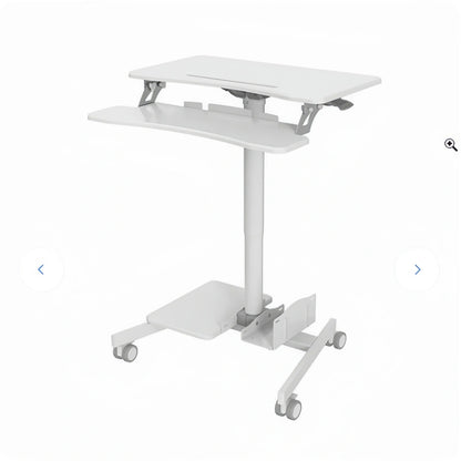 ONLINE Mobile WHEELY Sit Stand Desk Folding Work Station 710mm FDS108