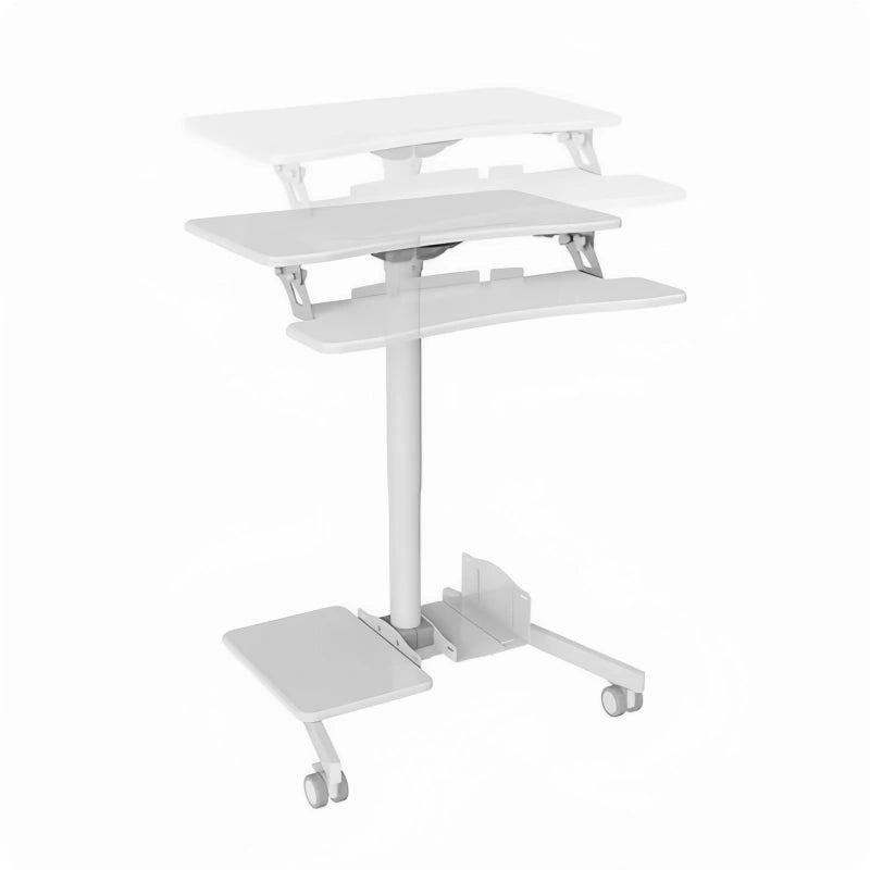 ONLINE Mobile WHEELY Sit Stand Desk Folding Work Station 710mm FDS108