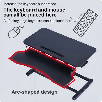 ONLINE Sit Stand Desk Adjustable Riser Ergonomic Work Station 720x400mm GSD66HC-28M