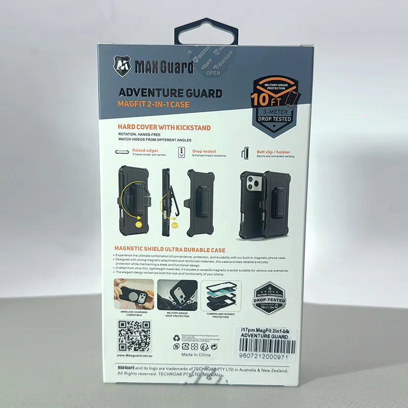 Case for Iphone 14 Pro 6.1 Maxguard Adventure Guard Magfit 2 in 1