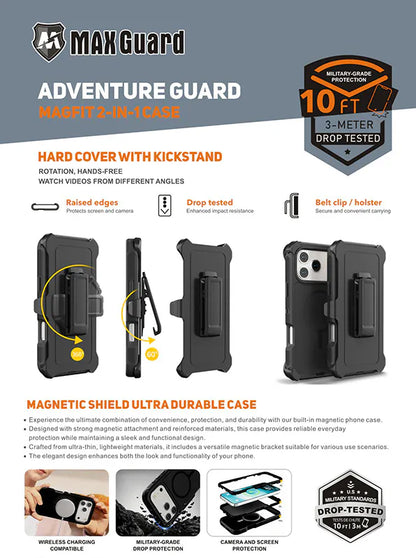 S23 Ultra Maxguard Adventure Guard Magfit 2 in 1