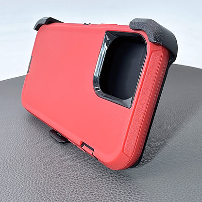 Case for iPhone 17 Air 6.6 Adventure Heavy Duty 2 in 1 Belt Clip